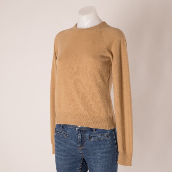 Ralph Lauren Camel Cashmere Crewneck Sweater Size US M - Picture 2 of 5